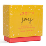 Verses for Joy Bible verse card set with display stand - front