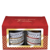 Holiday 2-Pack gift box with Blueberry Bourbon Pecan Jam and Cranberry Relish