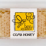 2 x 4 inch section of raw Colorado comb honey in the beeswax comb