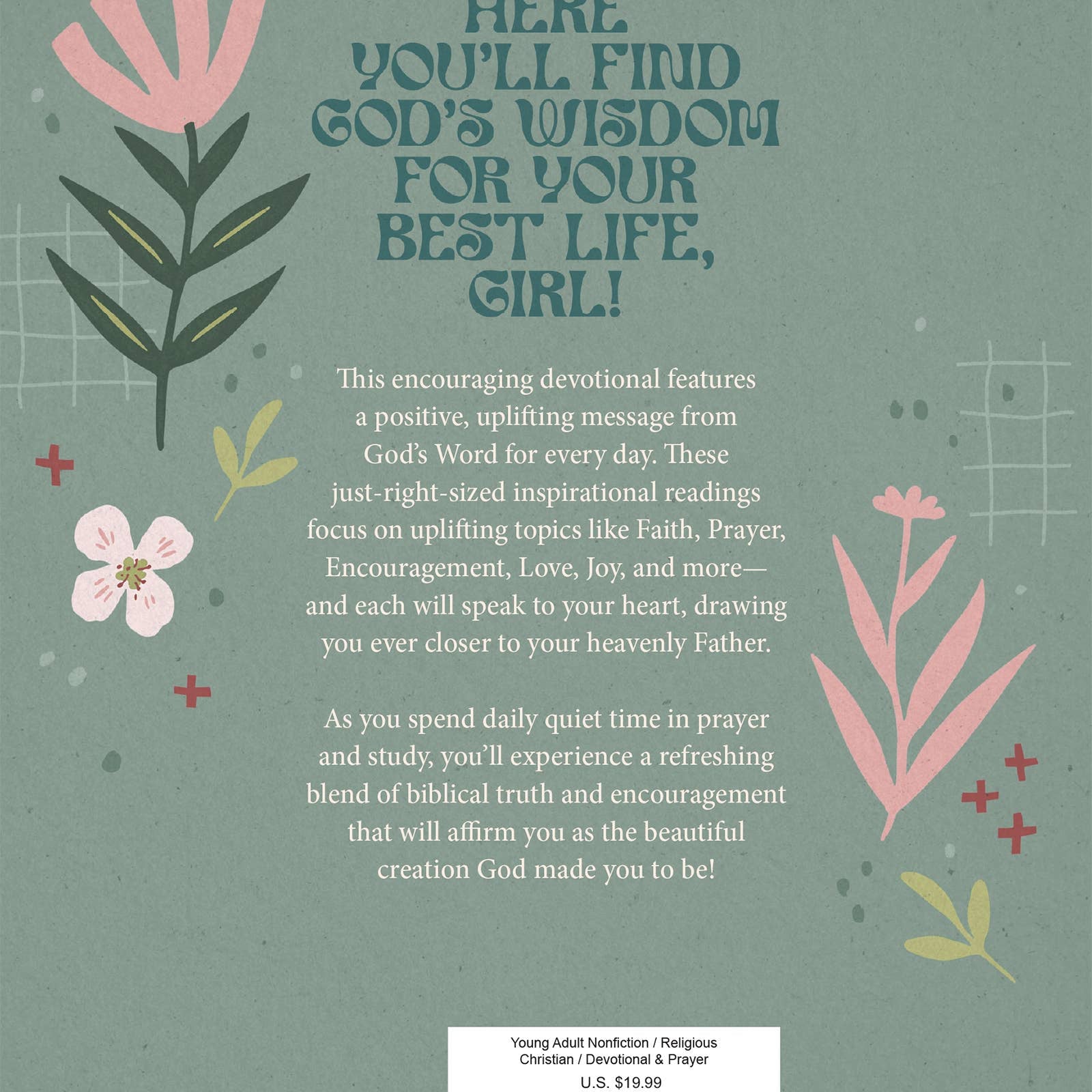 365 Bible Affirmations for Teen Girls, Barbour Publishing book cover