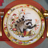 Woodland Critters Fall Dessert Plate, 9" (Assorted)