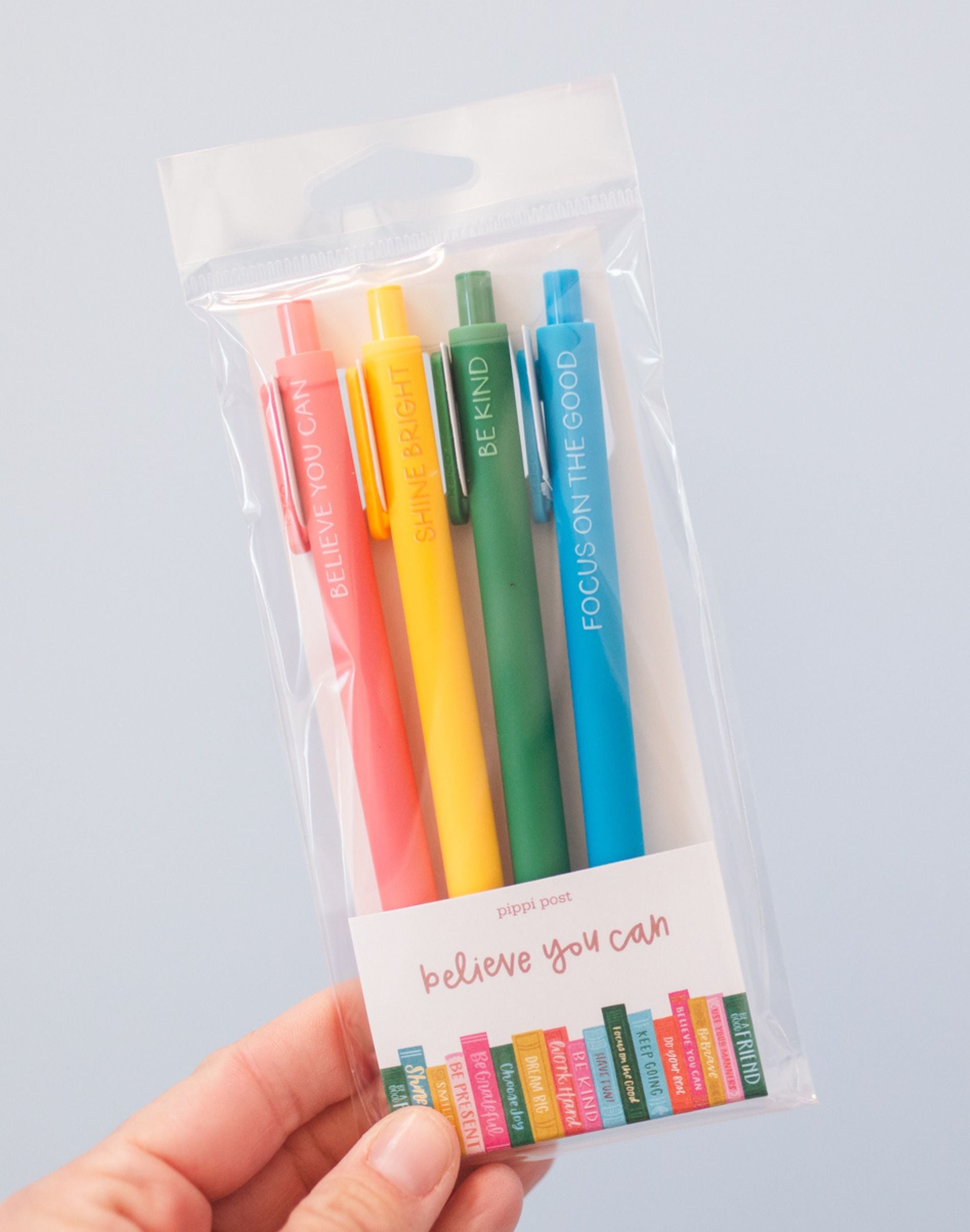 Believe You Can gel pen set of 4 - view 3