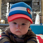 Toddler Blue Nugget Colorado Flag Trucker Hat - view 3