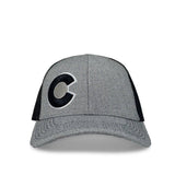 Hat - Monochromatic Trucker Gray / Black