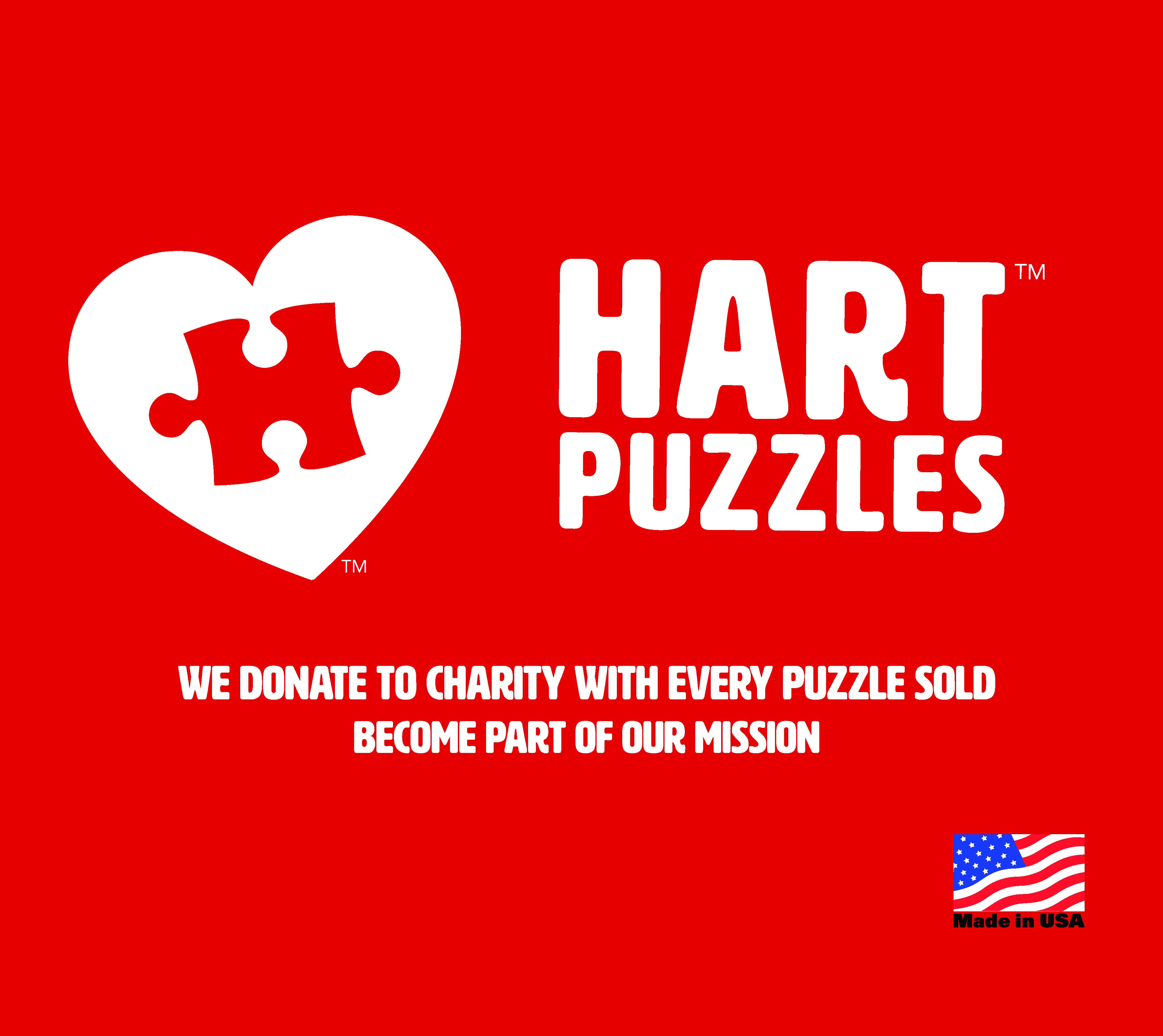 Made in the USA jigsaw puzzle with a charitable donation for every puzzle sold