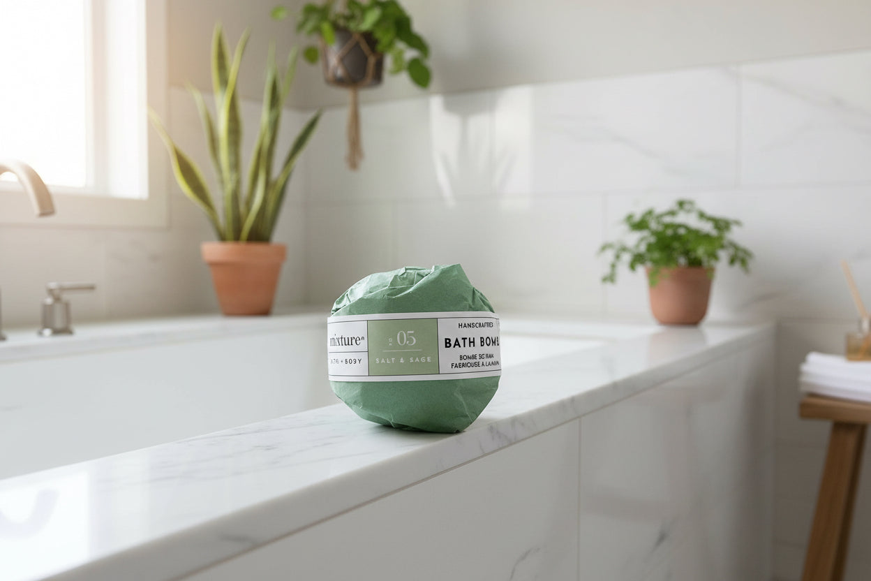 Handcrafted Shea Butter Bath Bomb