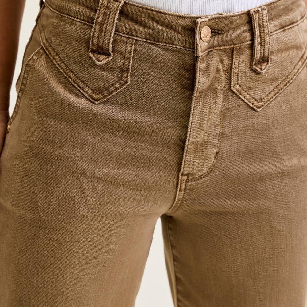 Ankle Wide Leg w/ Vintage Front Yoke