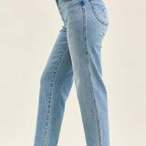 Mid-Rise Ankle Straight w/ Bandana Loop