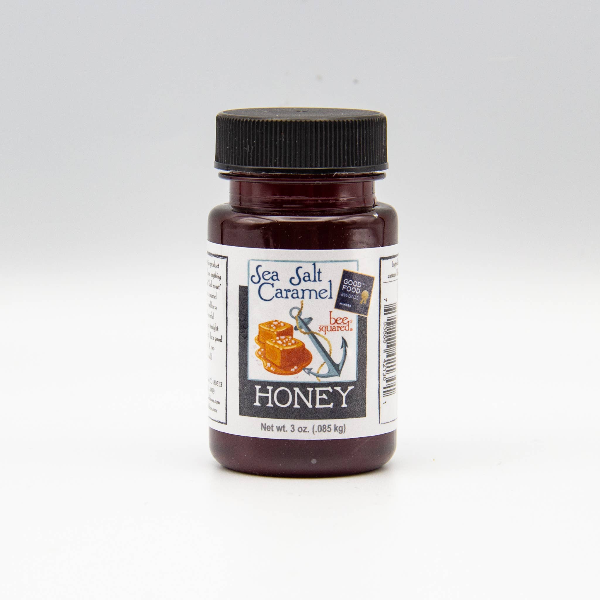 3 oz jar of sea salt caramel honey
