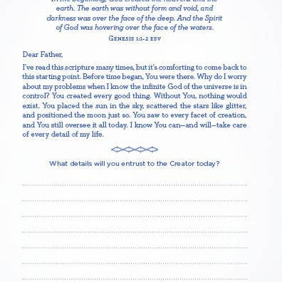 My Prayer Journal, 3-Minute Prayers for the Worried Heart, Barbour Publishing