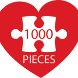 1,000-piece jigsaw puzzle