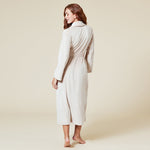 Serenity wrap robe in Coco, detail