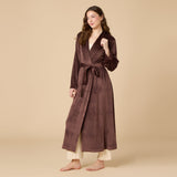 Serenity wrap robe in Espresso, alternate view