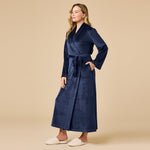 Serenity wrap robe in Midnight, alternate view
