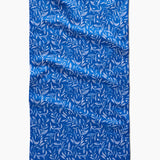 Hanukkah Leaves White Tea Towel