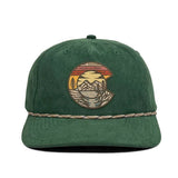 Mountain C Rope Hat in Forest Green - view 2
