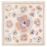Elegant Big Flower Pattern Print Bandana Scarf