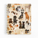 Furry Friends dog breeds spiral notebook, view 4 of 4