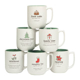 Christmas Fun Green Sayings Mug, 16 oz