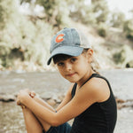 Kids' Vintage Denim C Trucker Hat - view 2