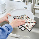 At the Farm microfiber dishcloths set of 4, view 2