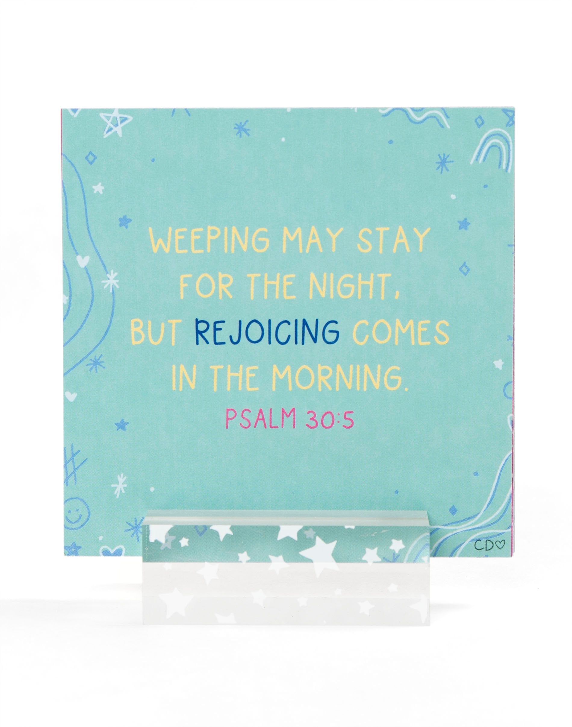 Verses for Hope Bible verse card set with display stand - view 4