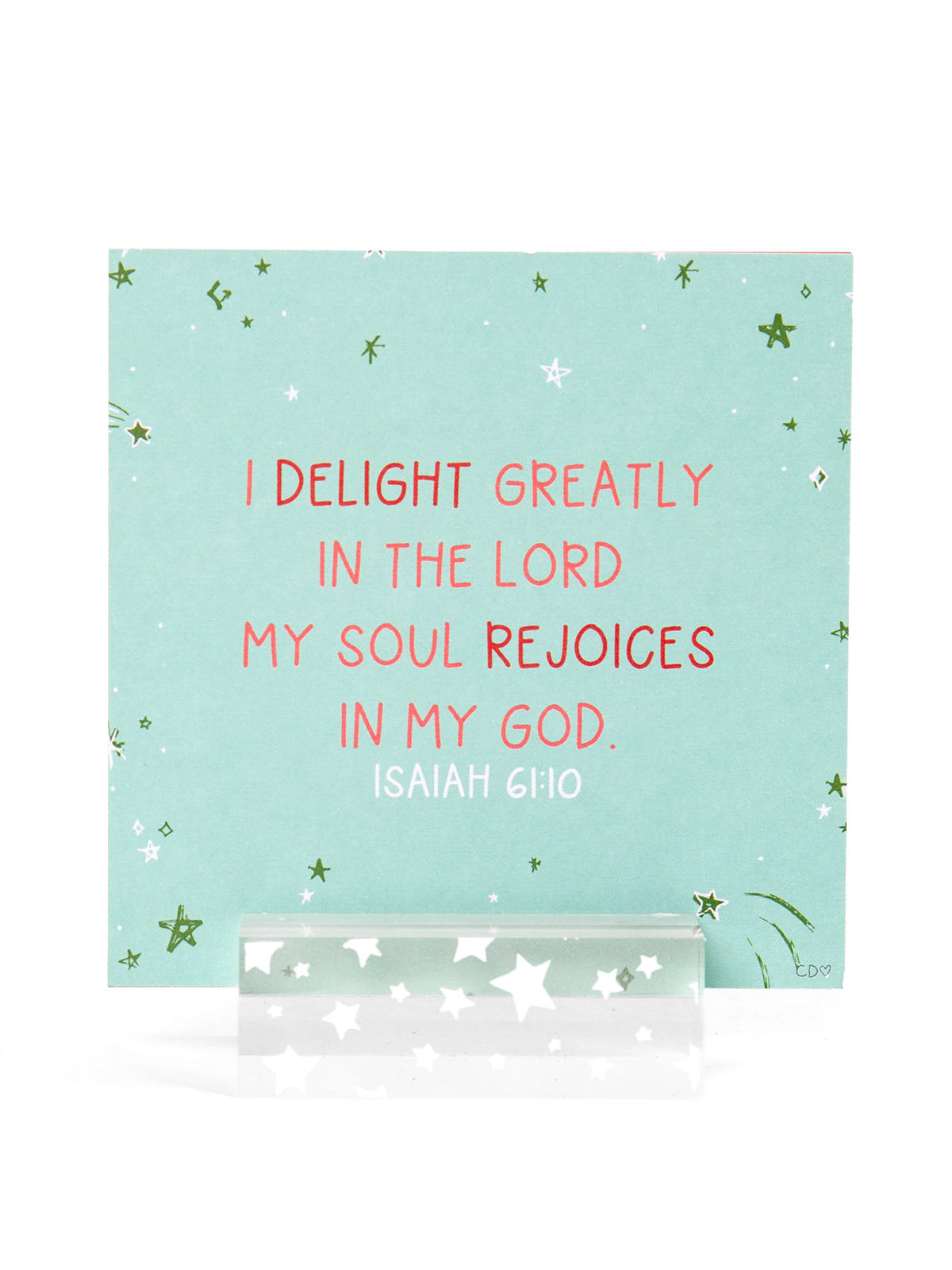 Verses for Joy Bible verse card set with display stand - view 5