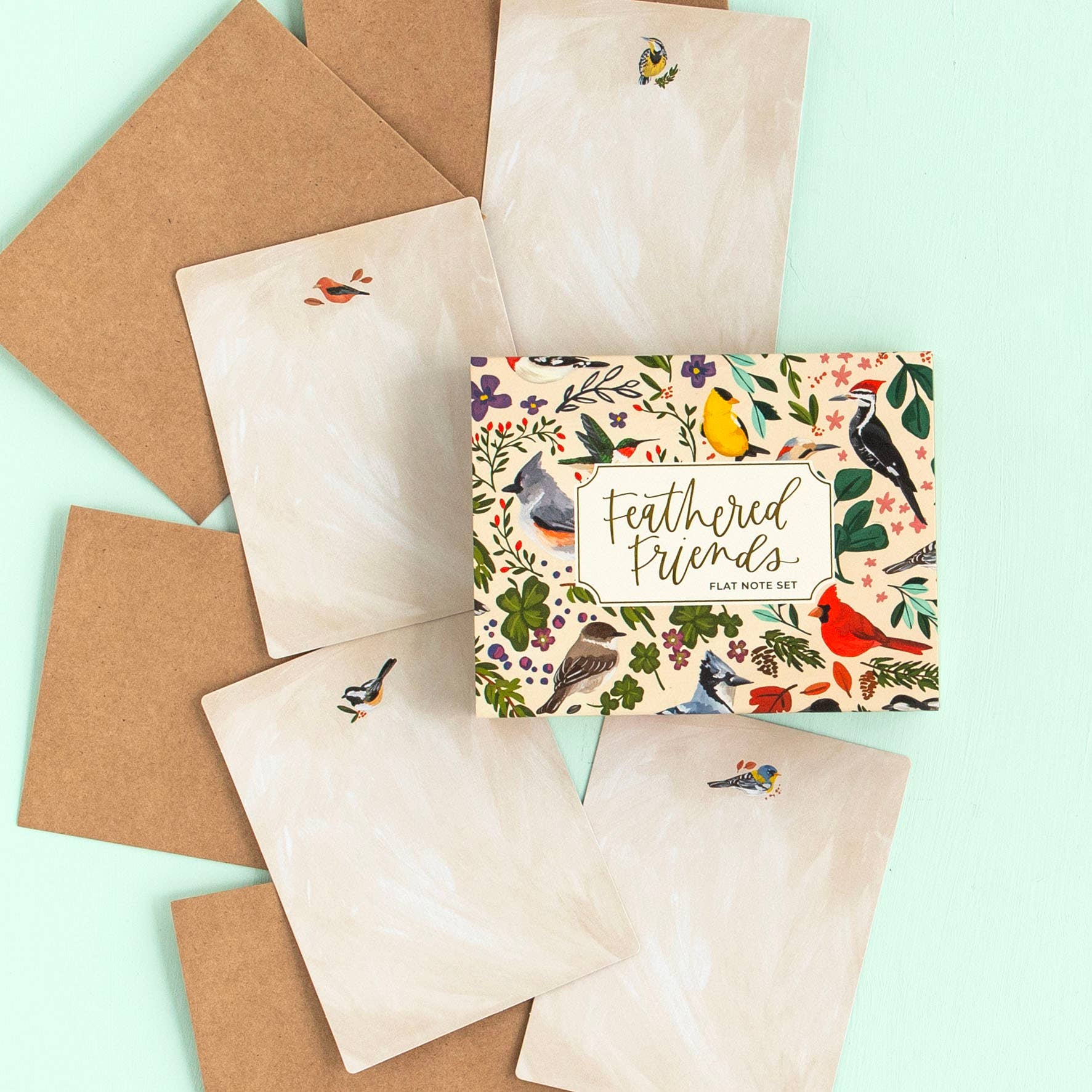 Feathered Friends birds boxed note card set, view 2 of 9