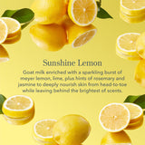 Sunshine Lemon Goat Milk Bodycare Gift Set