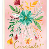 Congrats Floral Card