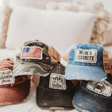Wine a Little, Laugh a Lot Vintage Distressed Trucker Hat