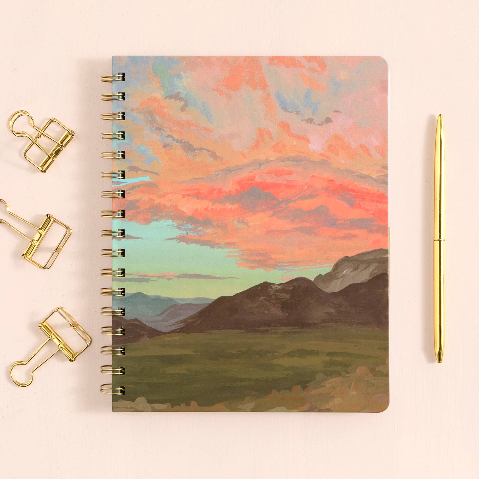 Painted Sky spiral notebook
