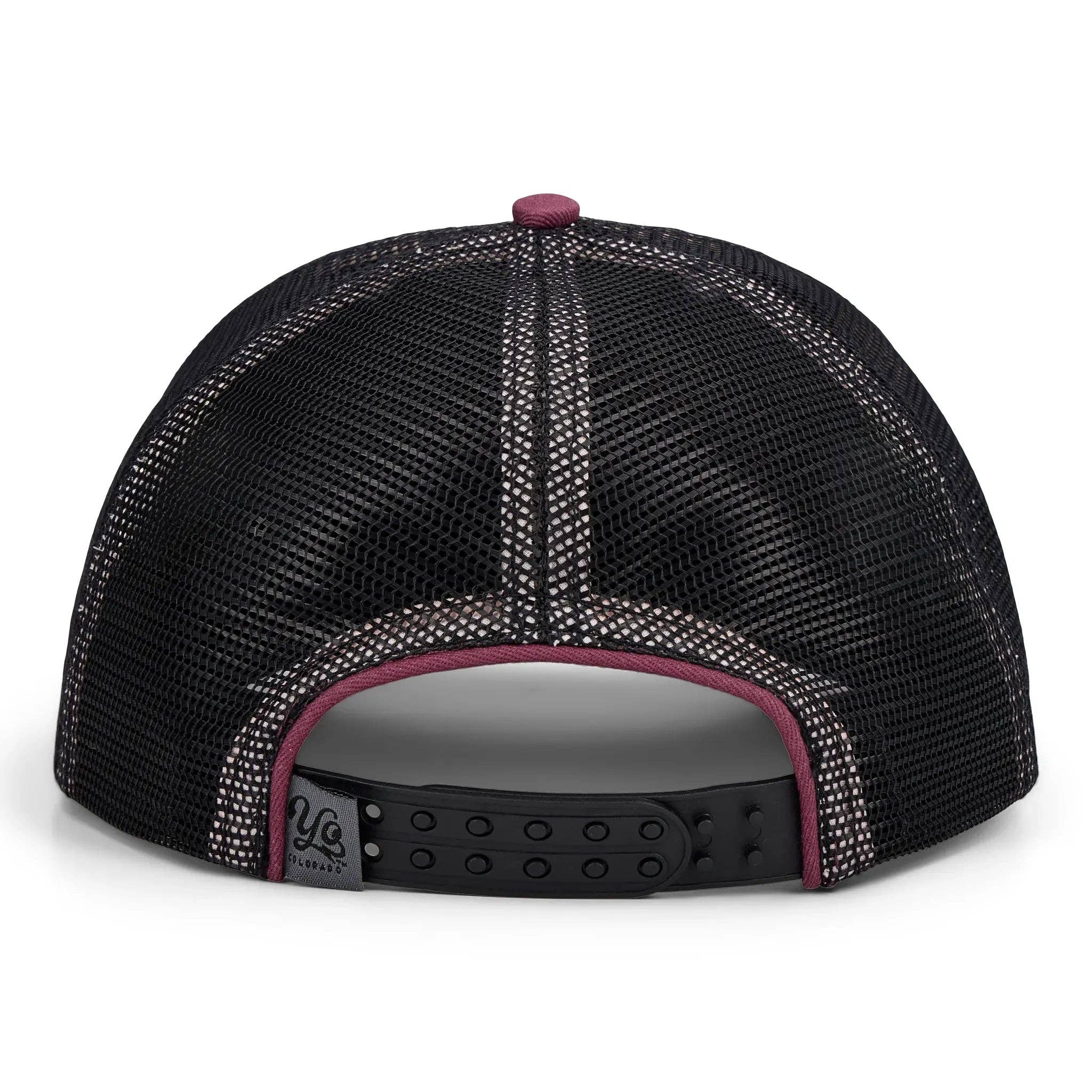 Highline Colorado Trucker Hat in Wildflower Purple - view 2
