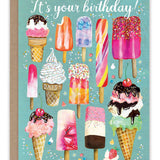 Frozen Treats Birthday Card