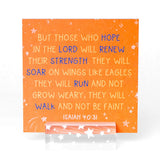 Verses for Strength Bible verse card set with display stand - view 2