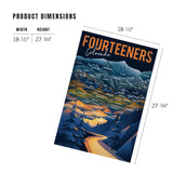 1000 Piece Puzzle - Colorado Fourteeners Mountain Range