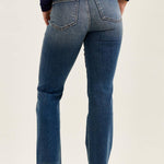 Judy Blue Daisy mid-rise bootcut jeans in Dusk Rider indigo wash