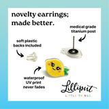 Ballerina Cameo Earrings