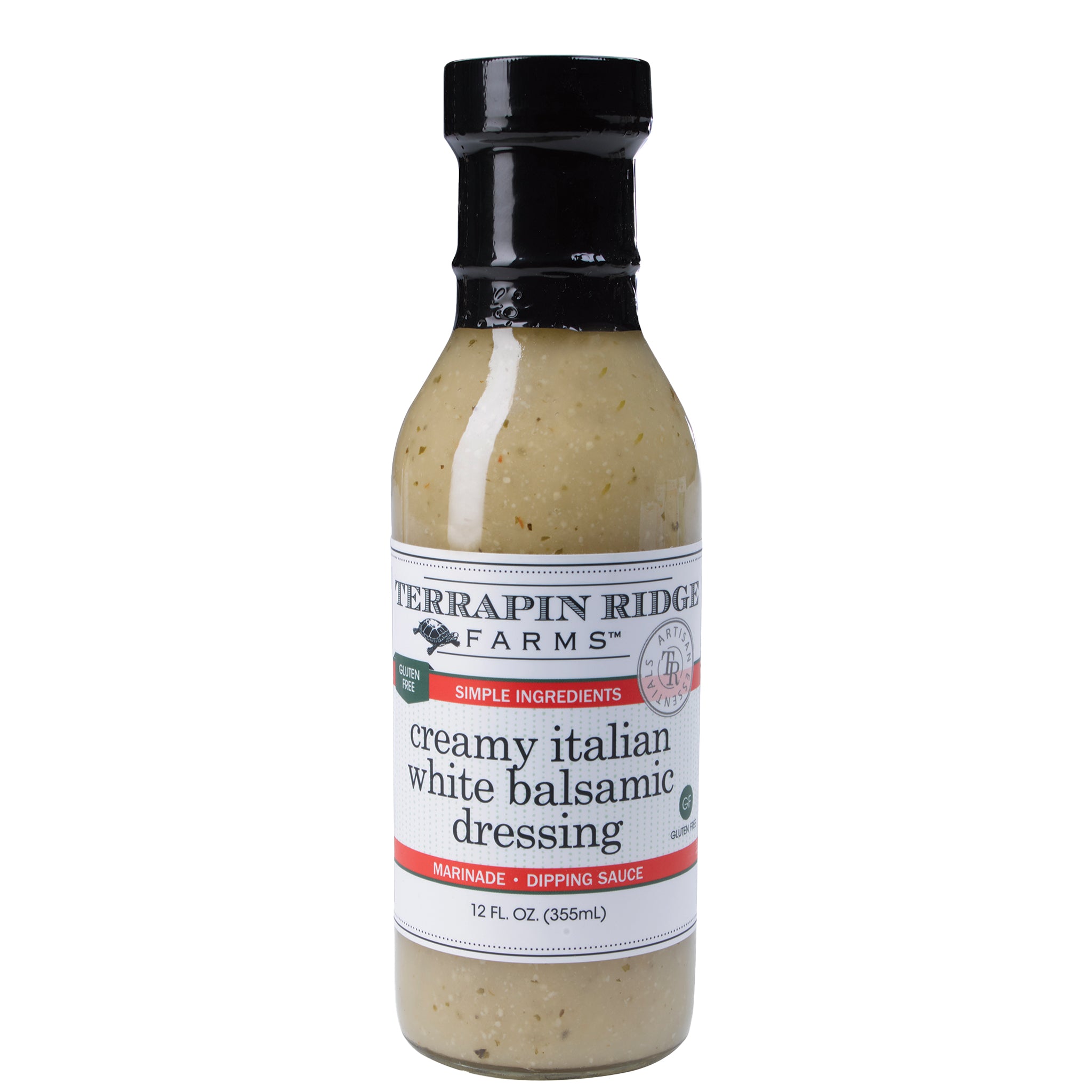 Creamy Italian White Balsamic Dressing bottle