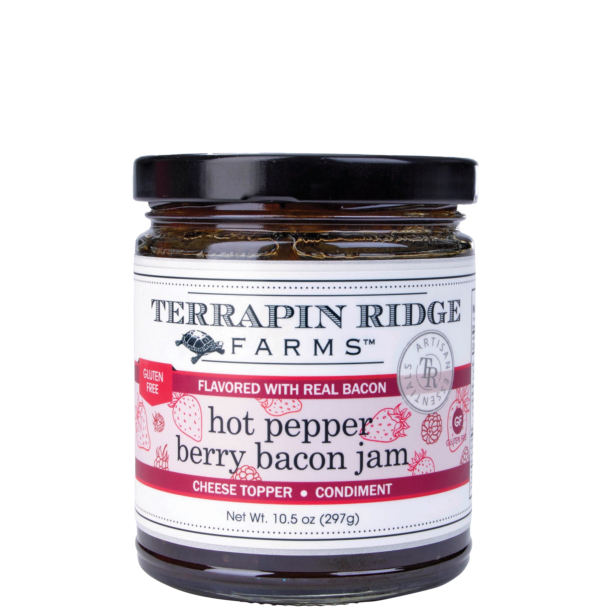 Hot Pepper Berry Bacon Jam jar
