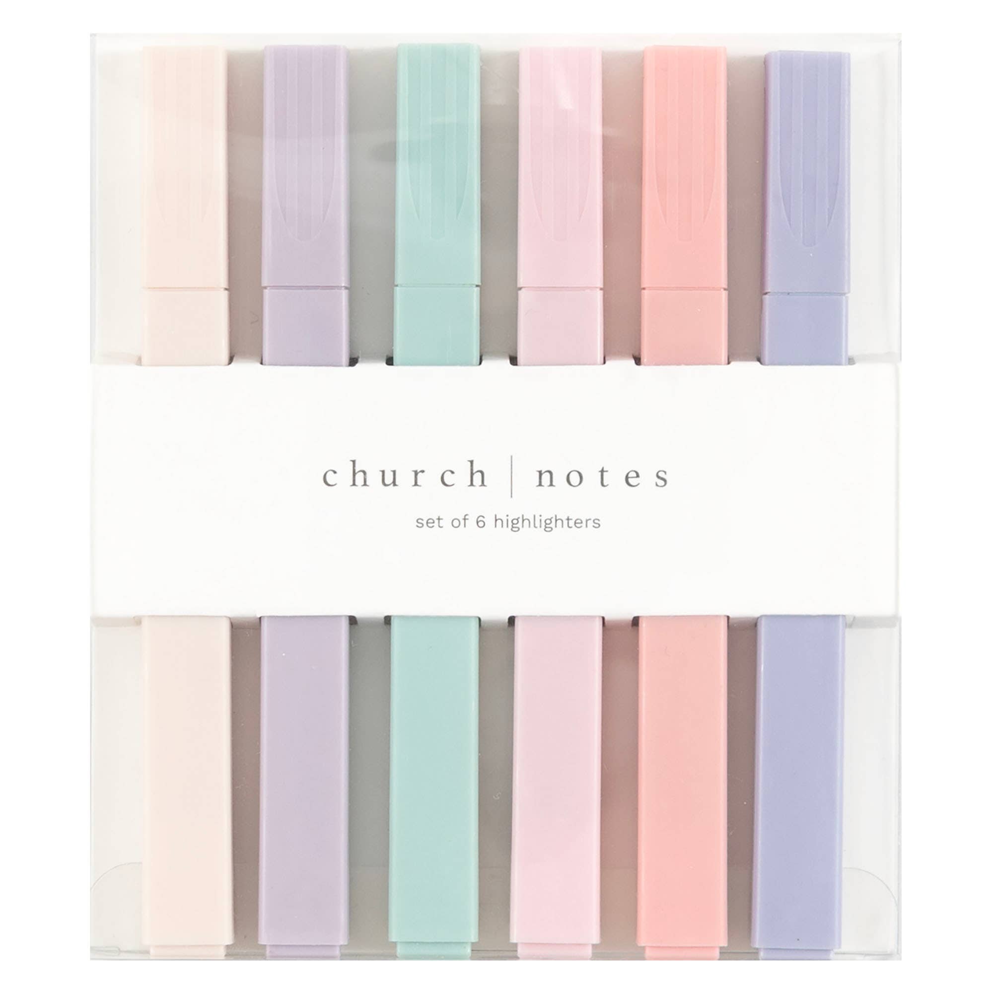 Pastel highlighter set for Bible study and journaling