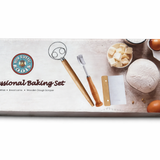 Sourdough Baking Tool Set — Dough Whisk, Bread Lame & Wooden Scraper