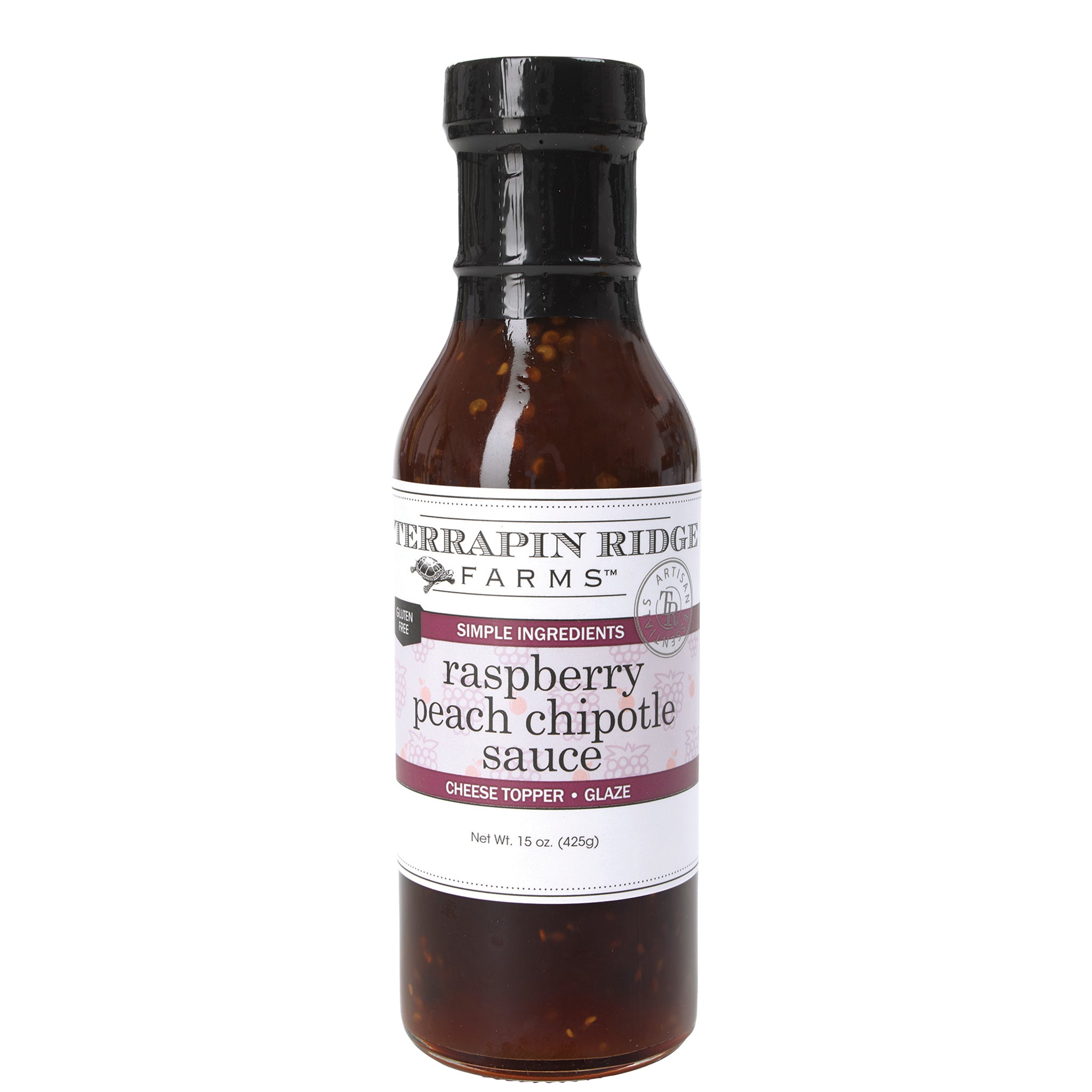 Raspberry Peach Chipotle Sauce bottle