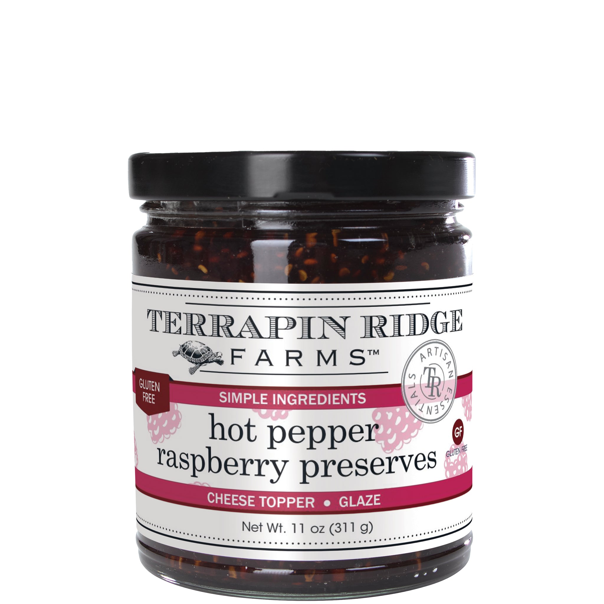 Hot Pepper Raspberry Preserves jar