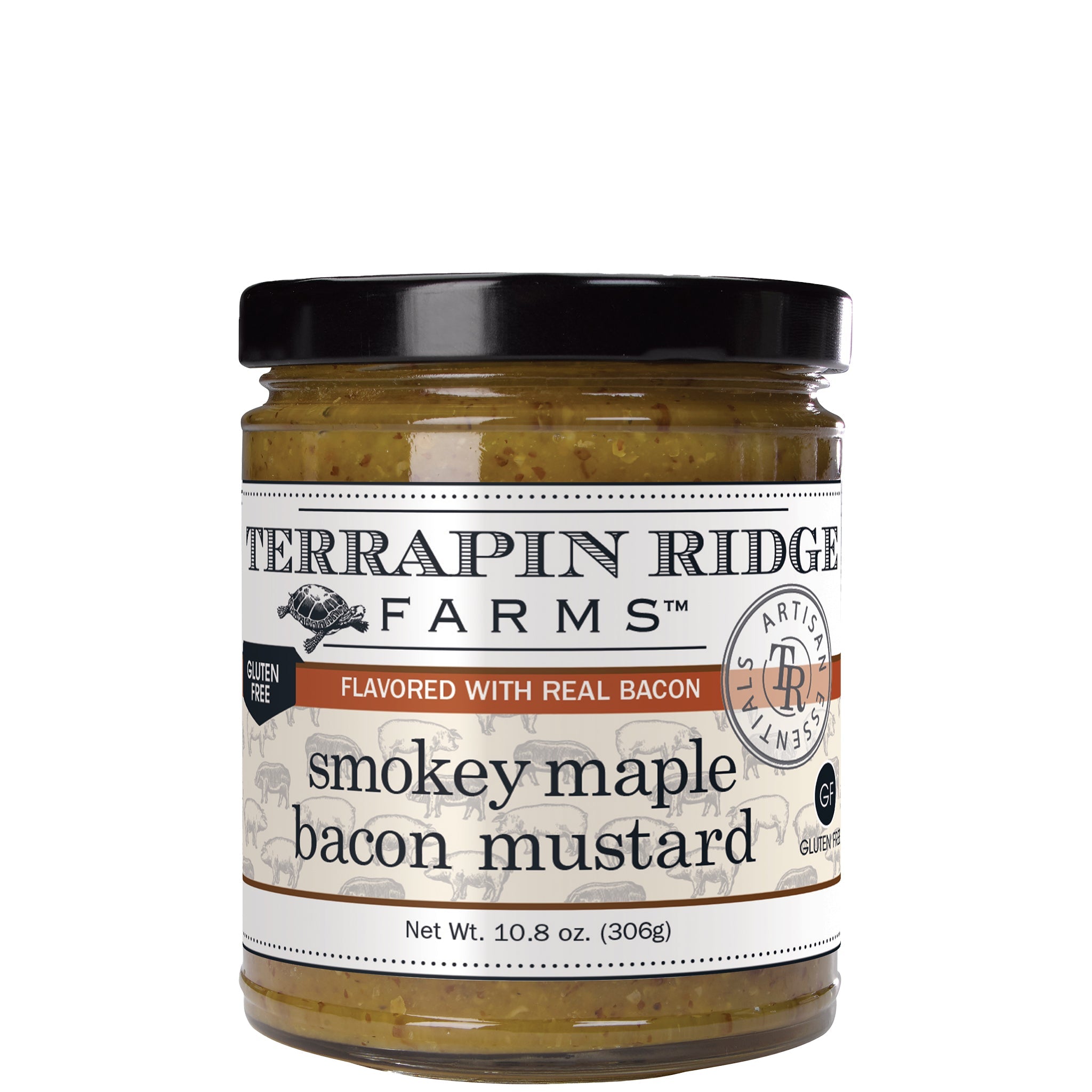 Smokey Maple Bacon Mustard jar