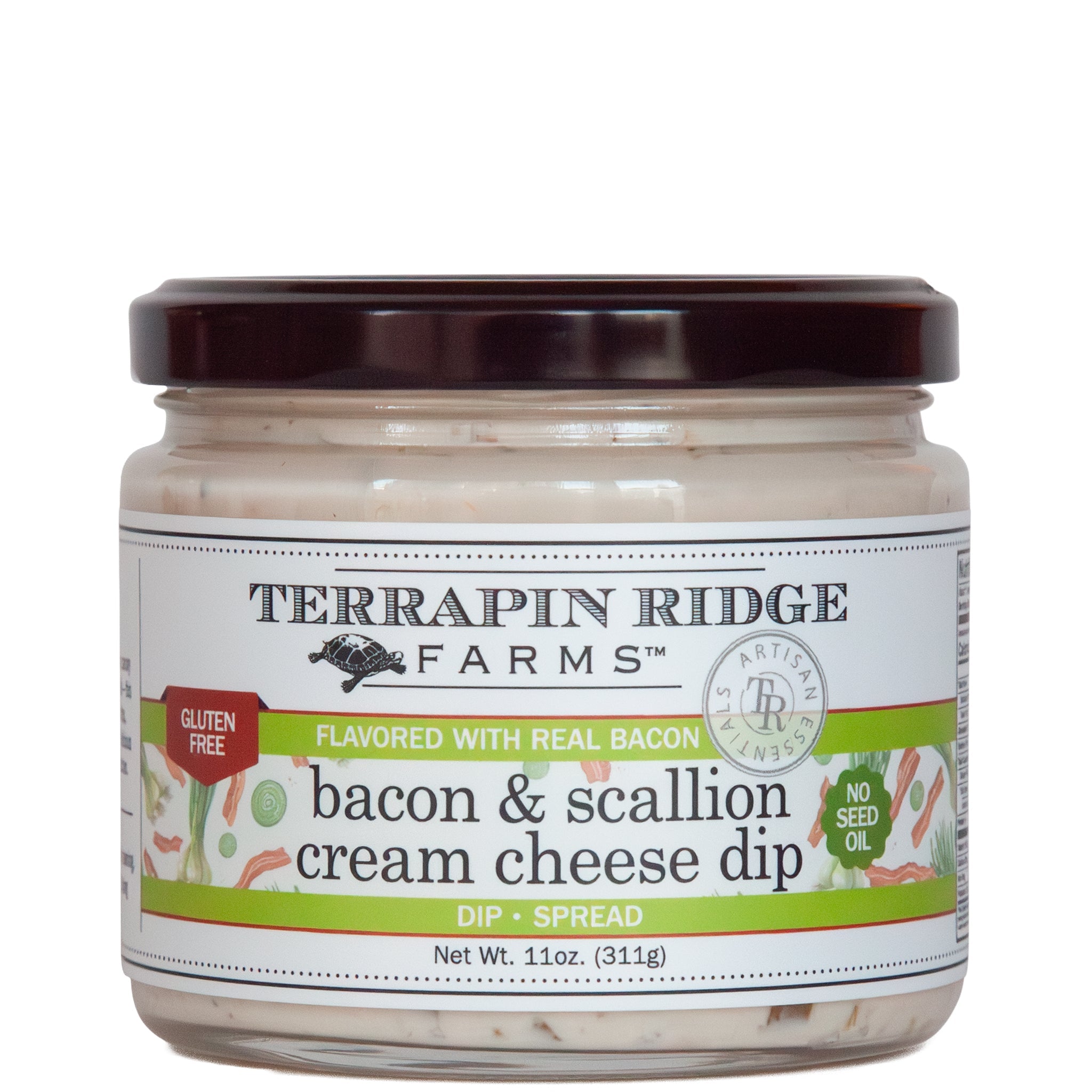 Terrapin Ridge Farms Bacon & Scallion Cream Cheese Dip jar