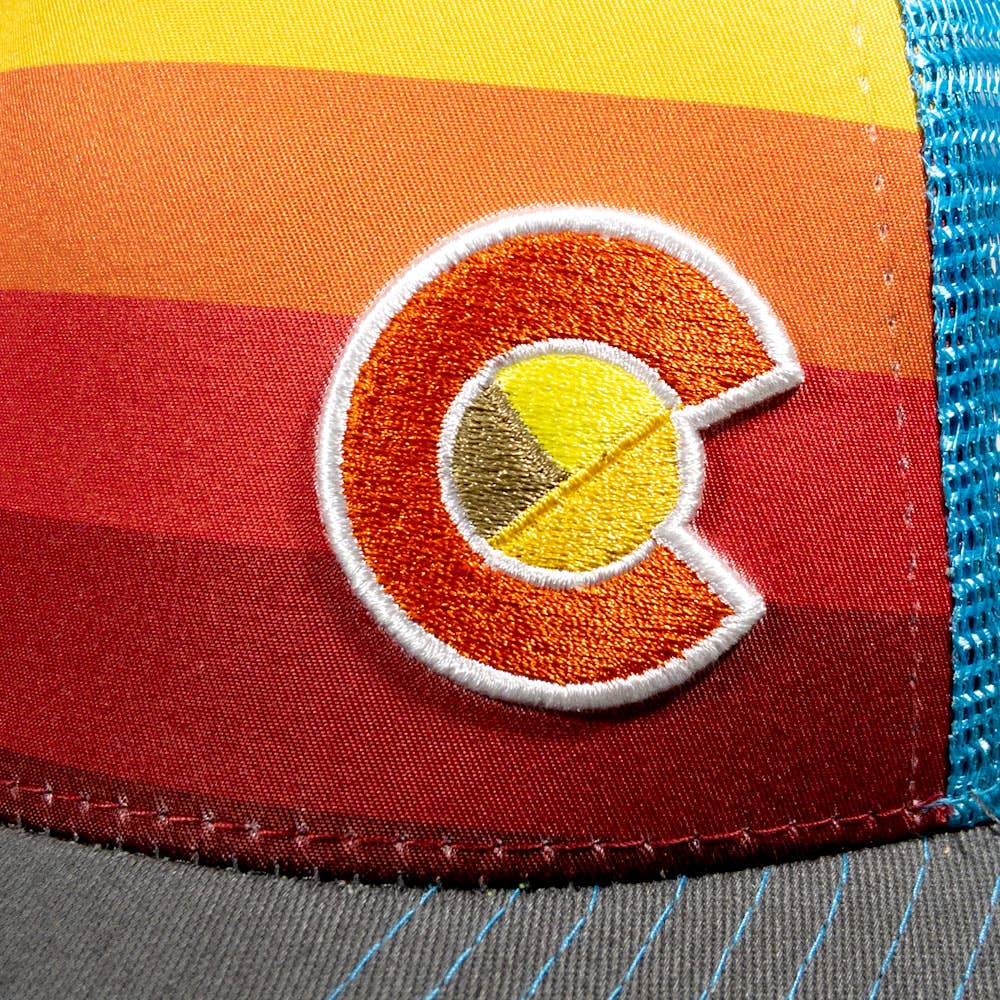 Sunset Fader Colorado Trucker Hat - view 5