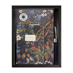 Forest Flowers gift set with two illustrated notebooks and a Monaco ballpoint pen