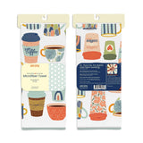 But First Coffee reversible microfiber kitchen towel, view 4