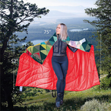 Color Triangles Poly Eco-Performance Blanket-52"x75"